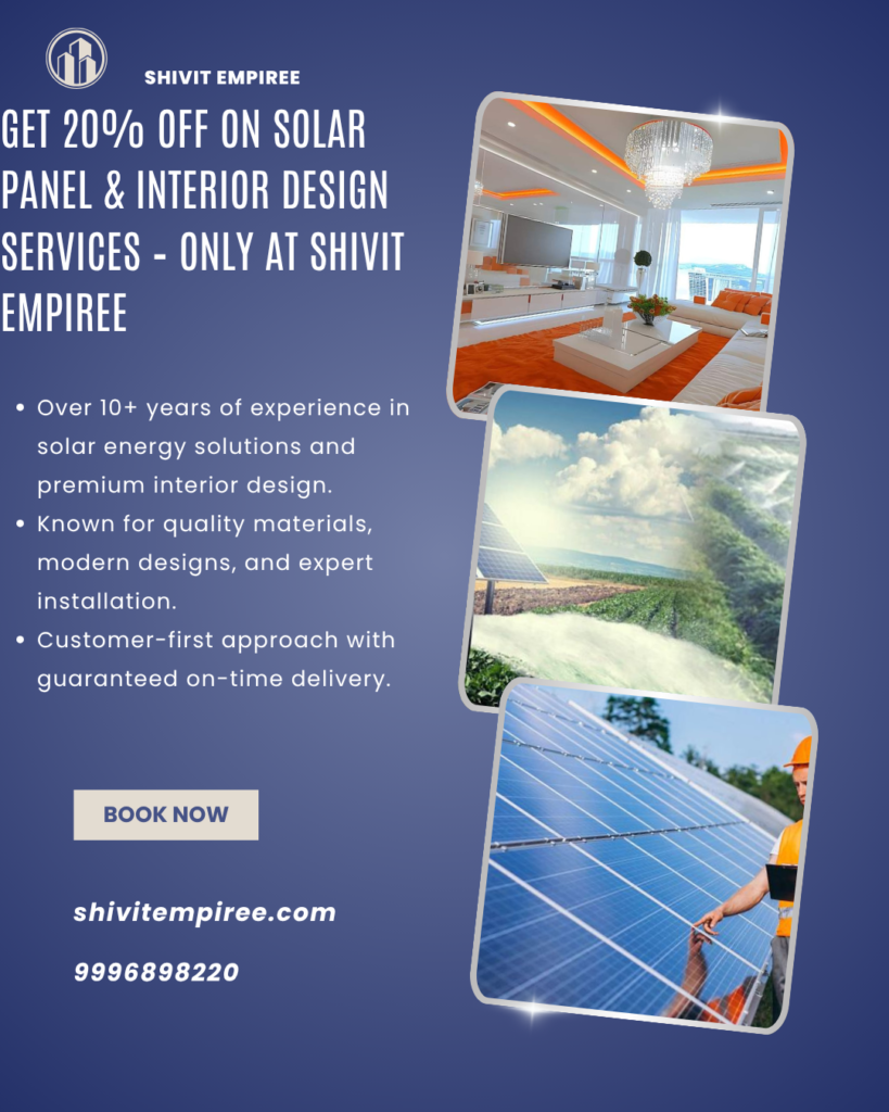 solar panel and interior design service